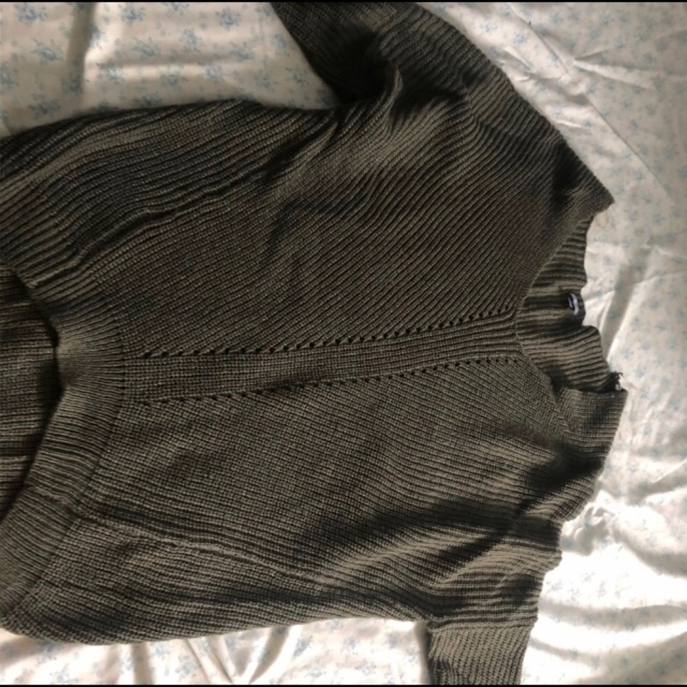 Olive oversized sweater